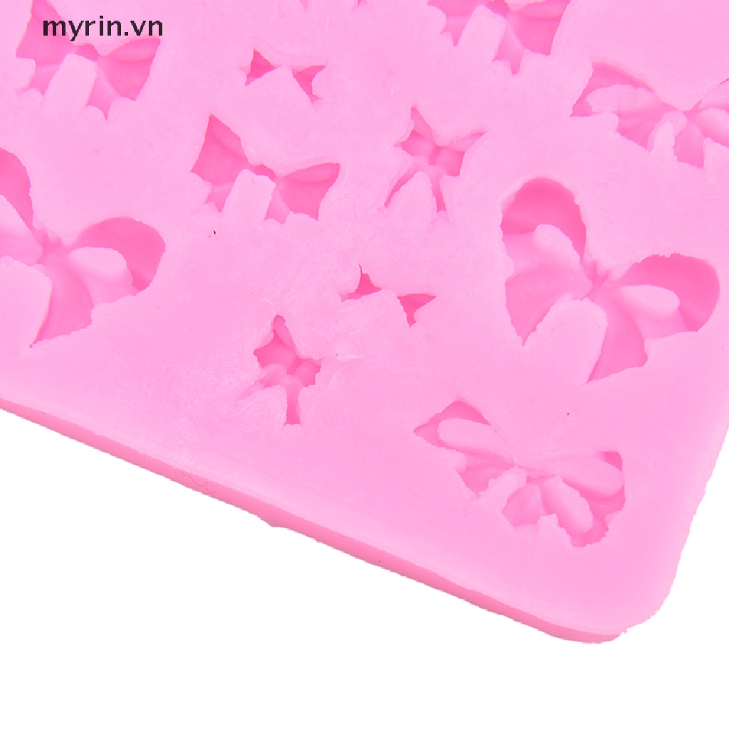 Khuôn Silicone Làm Bánh Hình Nơ Ruy Băng