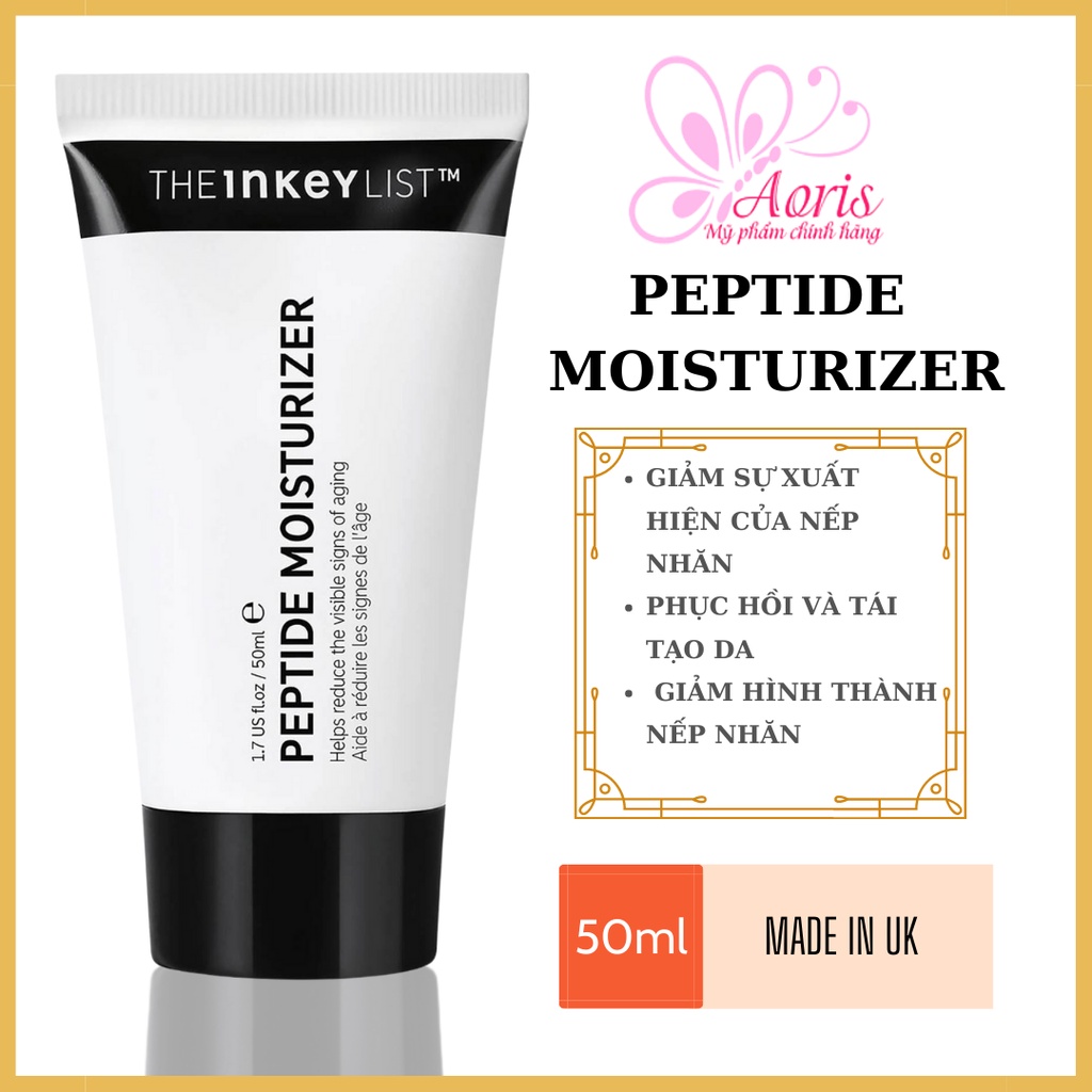 Kem dưỡng ẩm The Inkey List Peptide Moisturizer 50ml