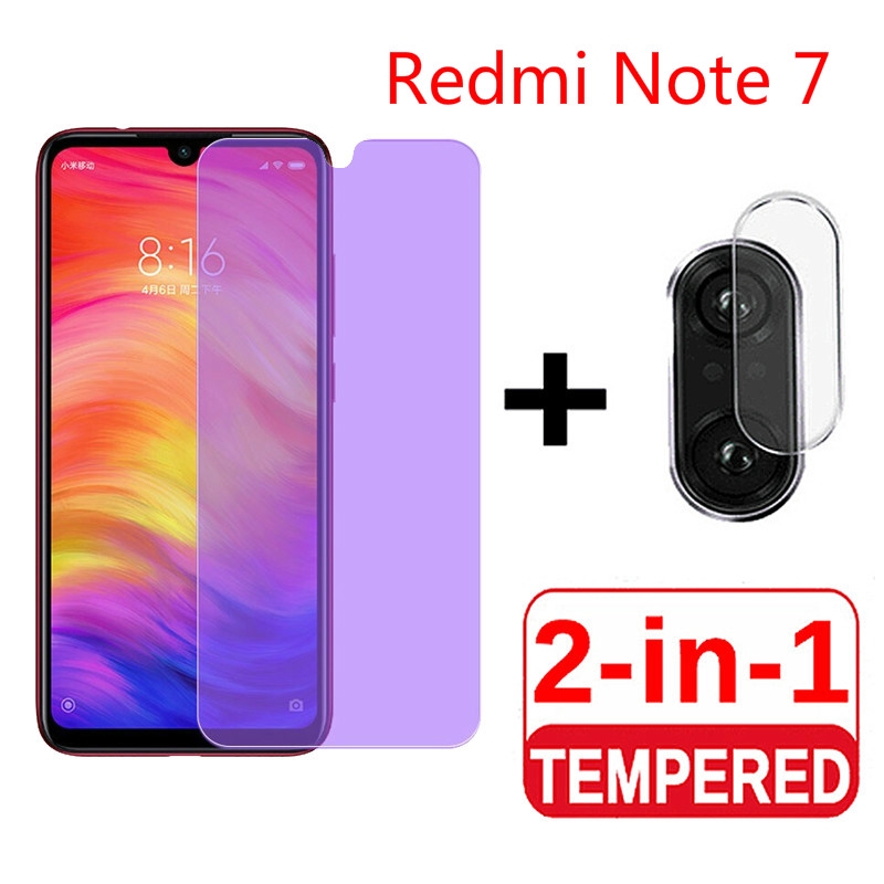 Kính cường lực bảo vệ màn hình + máy ảnh cho Xiaomi Redmi Note 7 Pro