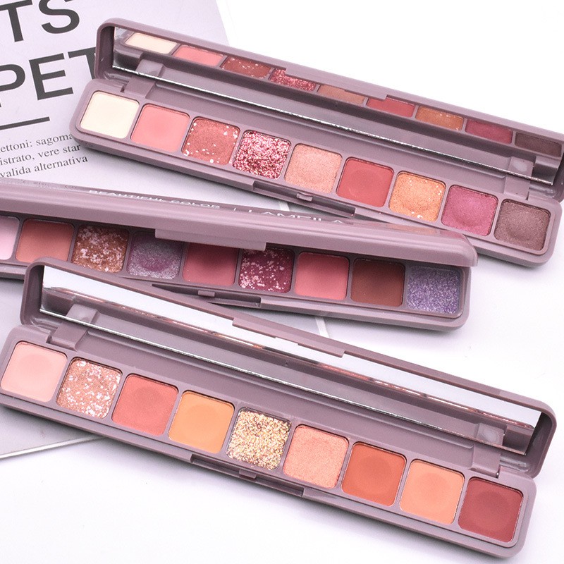 Bảng phấn trang điểm mắt SUAKE 9 màu sắc mềm mịn như khoai tây nghiền chống thấm nước thời trang