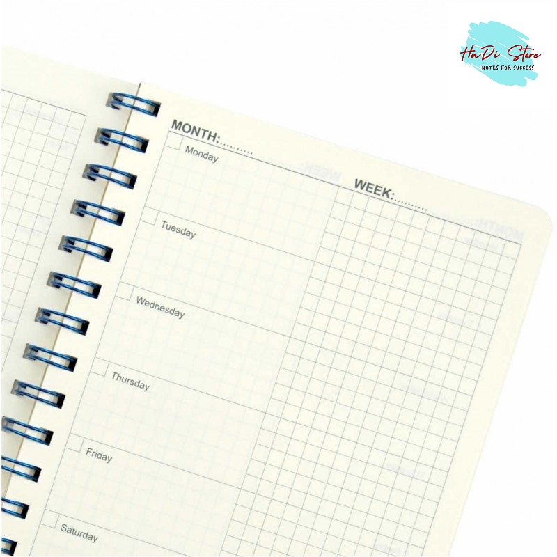 [HADI] KLONG Sổ lò xo PLANNER size A5 - 100 tờ (MS:945)