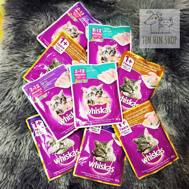 Pate cho mèo whiskas gói 80g - Pate mèo Whiskas đủ vị