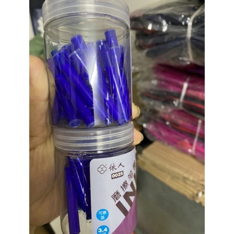 Mực Ống Xóa Được, Mực Bút Máy Xóa Được - Combo 10 ống