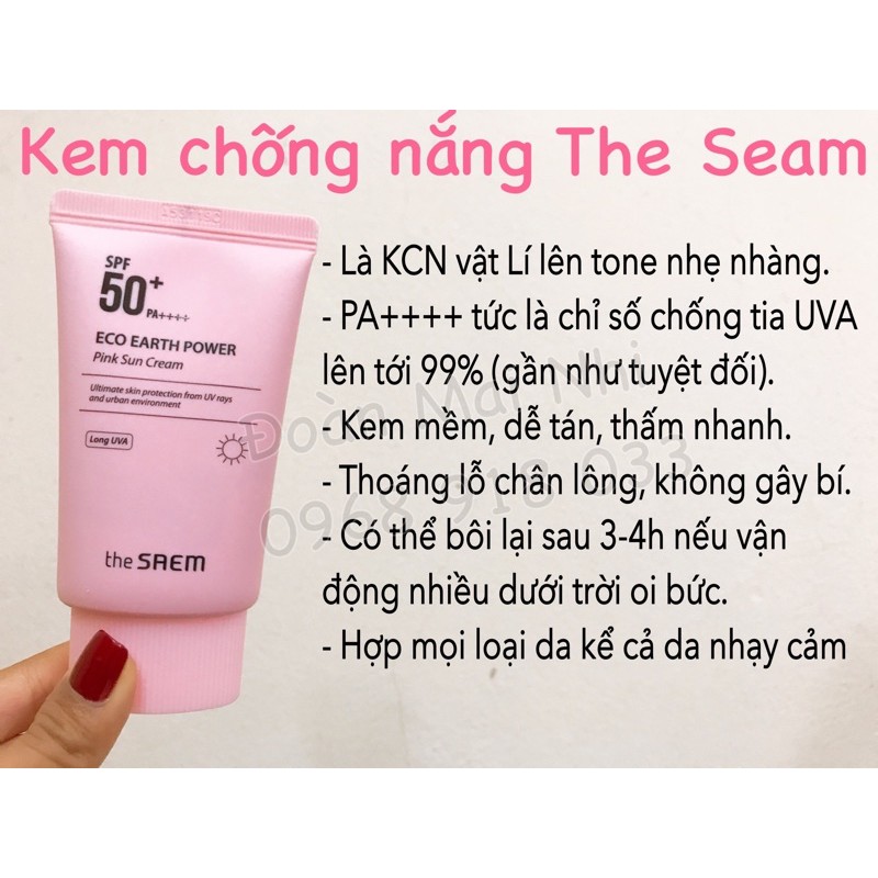 Kem Chống Nắng The Saem