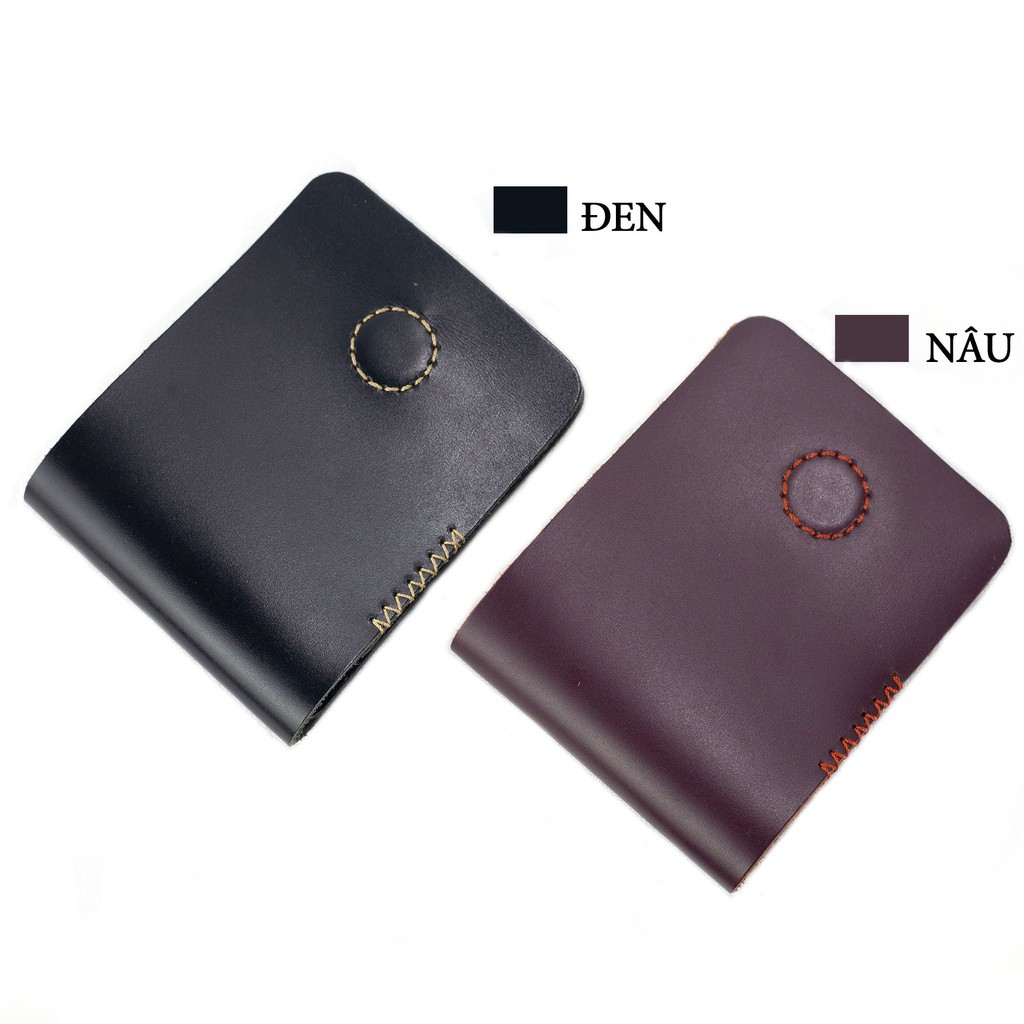 Ví sen 3 PLUS- da bò Pullup V123-Da thật-BH 12 tháng-Full hộp