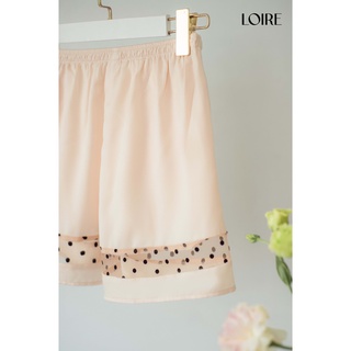 Bộ Đồ Ngủ Lụa Phối Nơ Lưới Điệu Đà BDN32