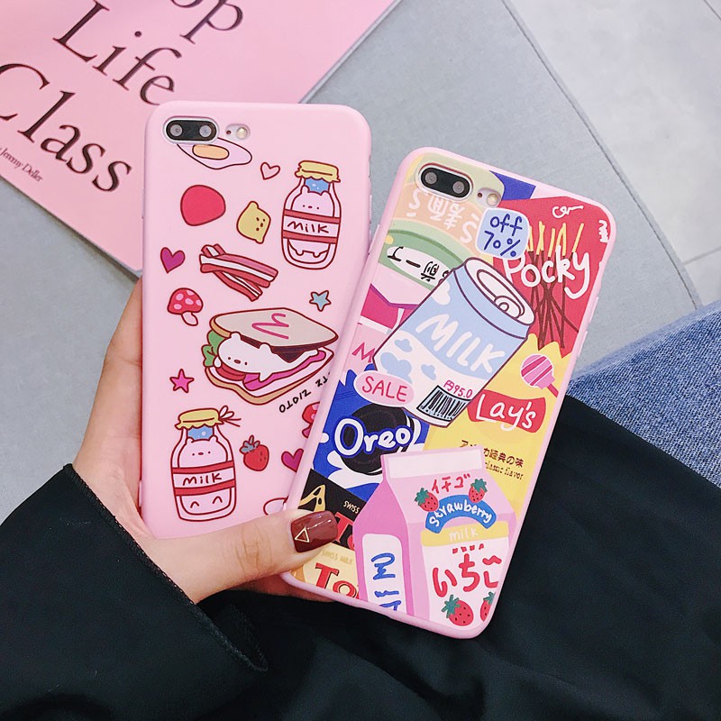 Ốp lưng TPU mềm dễ thương cho iPhone 6 6S 7 8 6plus 6Splus 7Plus 8Plus X XR XS XSMAX | BigBuy360 - bigbuy360.vn