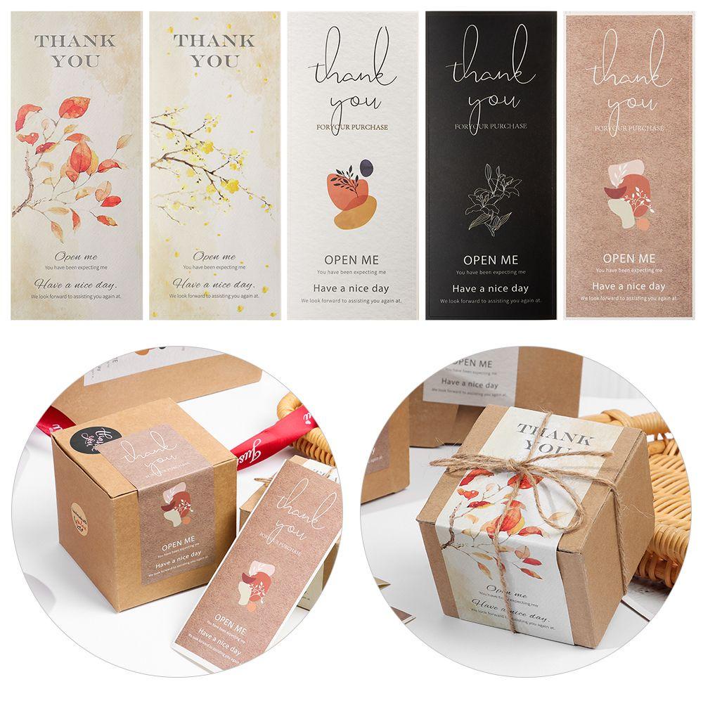 SUYO 50 Miếng Dán Chữ Thank You Chống Thấm Nước