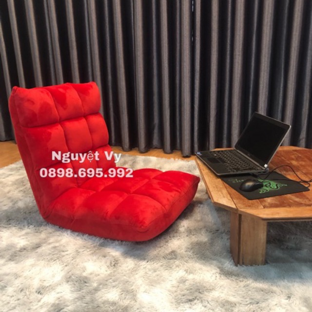 Combo ghế bệt đỏ và đèn 45cm 3 kẹp