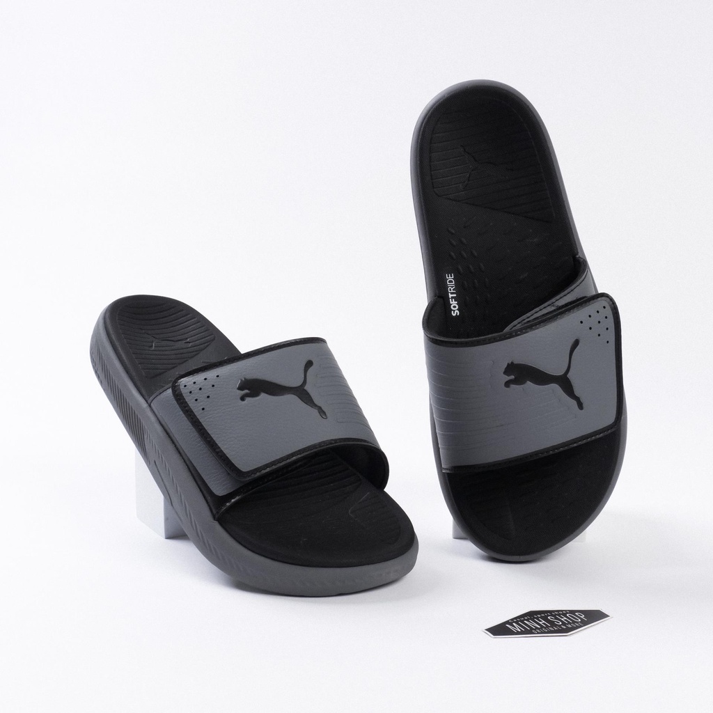Dép Puma_Softride 'Black Steel Grey' - 10664