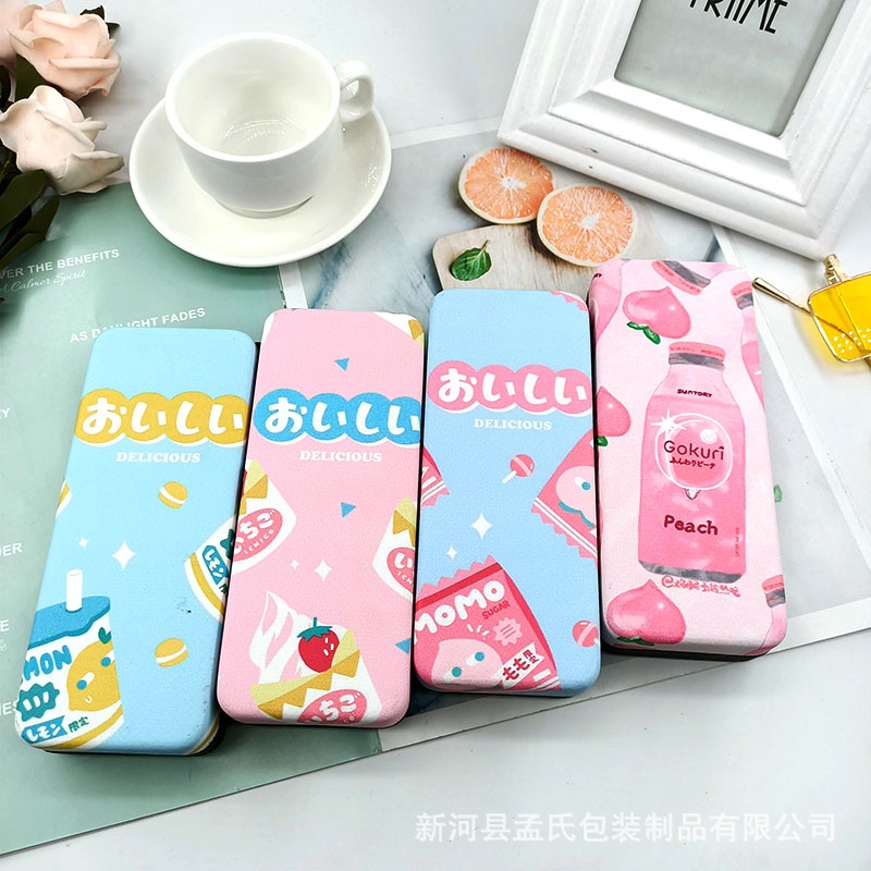 Hộp Đựng Kính Thời Trang Dáng Vuông Họa Tiết Hoạt Hình Dễ Thương