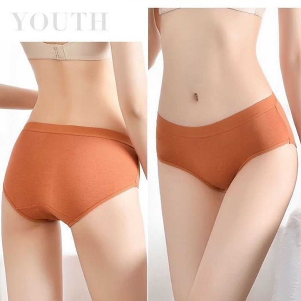 Quần lót nu cotton Cao Cấp co dãn chất dày dặn, đường may đẹp, thẩm mỹ, chắc chắn. Không xù LA06