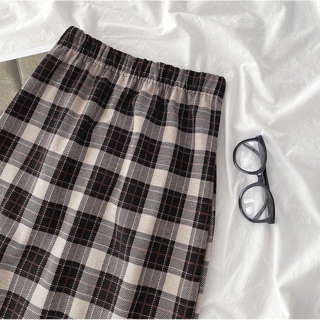 Chân Váy Dài Kẻ Chất Dạ - Titto Closet | BigBuy360 - bigbuy360.vn
