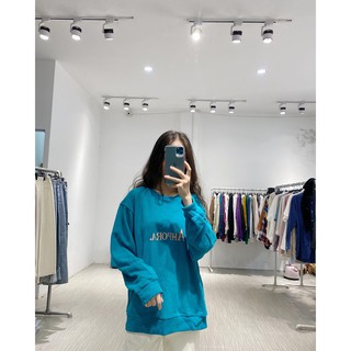 (FREESHIP) Áo sweater xanh cổ vịt Ulzzang
