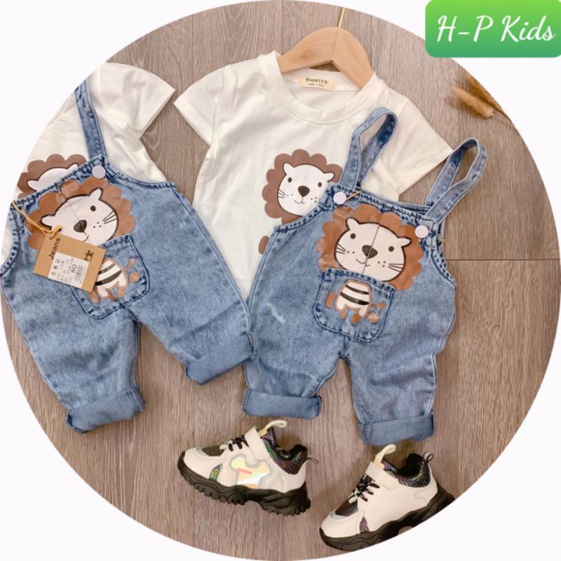 Sét yếm bò sư tử cho bé trai siêu đẹp 😍