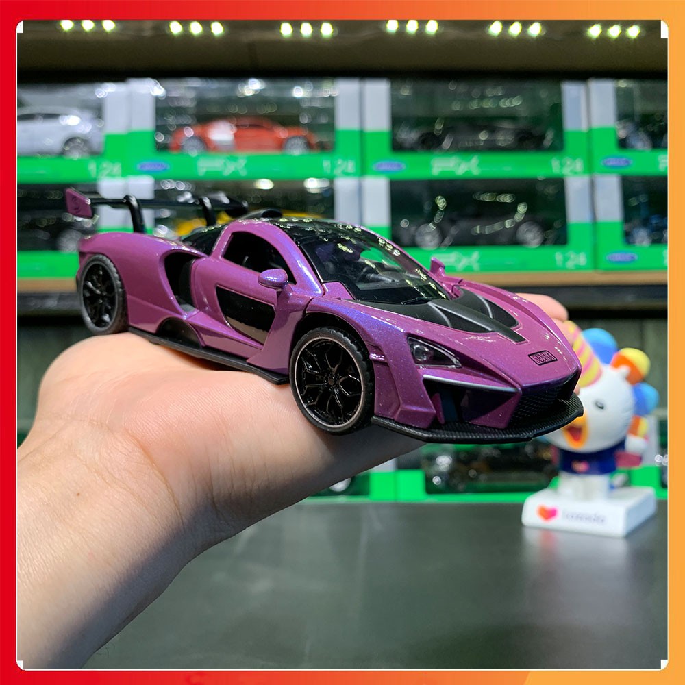 Mô hình xe Mclaren Senna tỉ lệ 1:32 màu tím