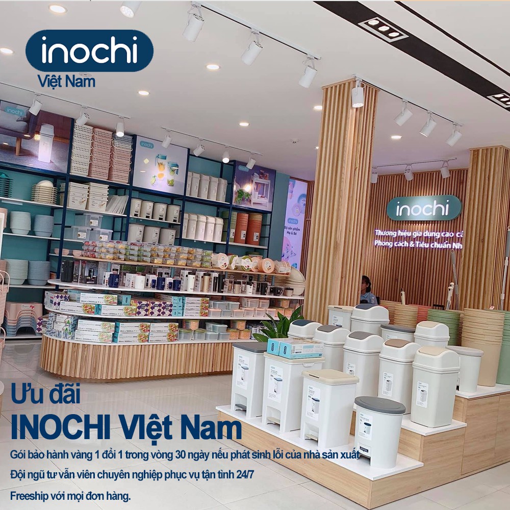 Thùng rác có lõi bên trong 5L,10L,20L,30L- INOCHI đựng Rác Văn Phòng, Khách sạn, Gia Đình, trong nhà và ngoài hành lang