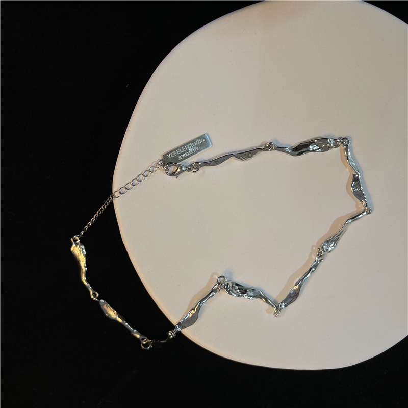 Vòng cổ Thép Titan Thiết Kế Đơn Giản Thời Trang Hàn Quốc Cho Nữ