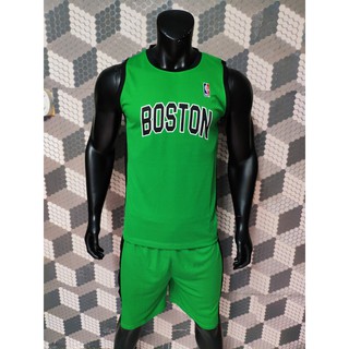 Quần áo bóng rổ Boston xanh lá