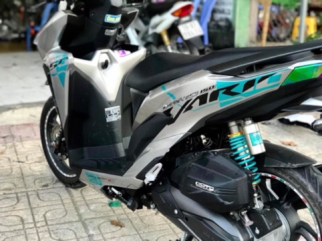 Tem rời Vario crom xanh ngọc -1