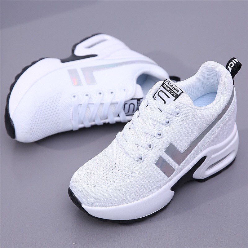 Giày thể thao nữ giày đế độn 8CM cao cấp siêu đẹp siêu hot giá rẻ !