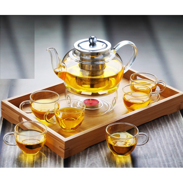 Đế nến bếp nến thủy tinh hình tròn