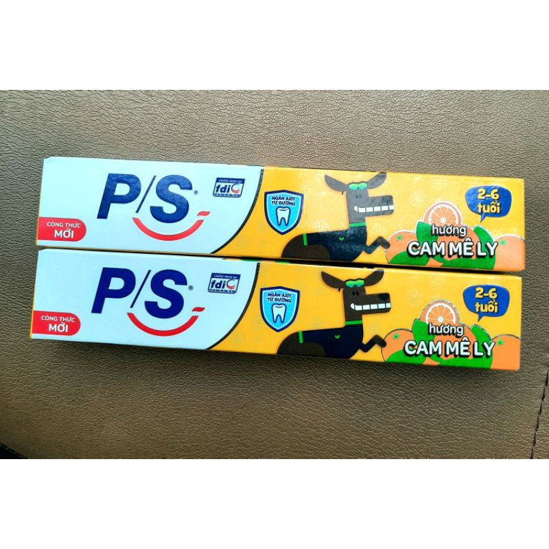Kem đánh răng trẻ em P/S hương cam mê ly 45gr
