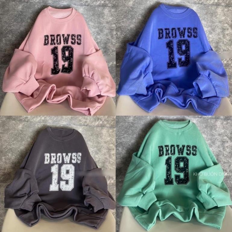 Áo Sweater Form Rộng Unisex Tay Bồng Nam Nữ Mặc Được Chất Nỉ Dày Đẹp Không Bai, Không Xù Moonstore