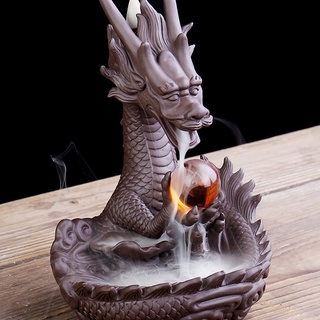 Thác Khói Trầm Hương, Thác Trầm Khói Ngược - PHẬT DI LẶC làm từ TỬ SA hút tài lộc, tụ vượng khí
