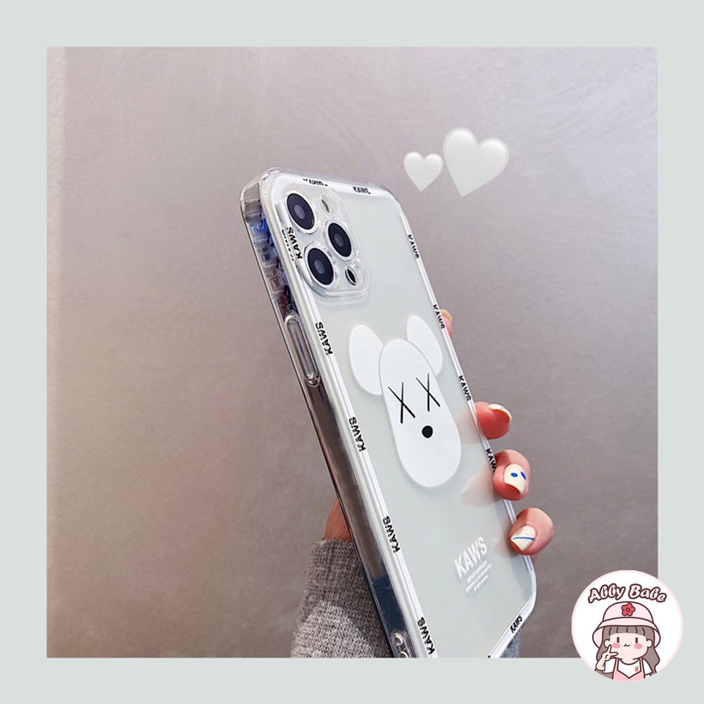 Ốp Điện Thoại TPU Mềm Chống Sốc Họa Tiết Kaws Thời Trang Cho IP 13 12 11 Pro Max XR 8 7 Plus