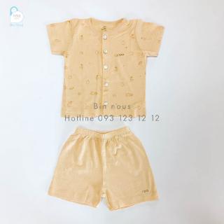 Bộ cài thẳng cộc Nous thường vàng nhạt