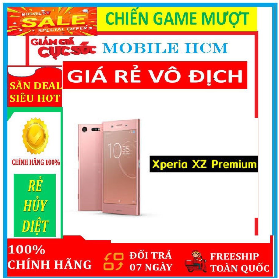 [GIẢM GIÁ SỐC] điện thoại Sony Xperia XZ Premium 2sim ram 4G/64G mới Chính Hãng