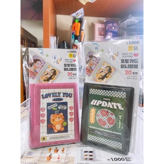 [CÓ SẴN] COLLECT BOOK ĐỰNG CARD CARO 20 ẢNH - DAISO HÀN QUỐC