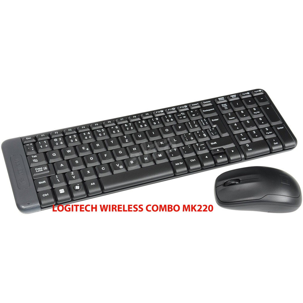 COMBO LOGITECH WIFI PHÍM+MOUSE KHÔNG DÂY