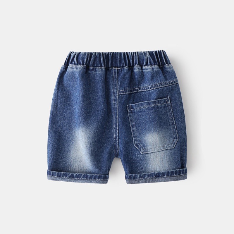 Quần jean cho bé WELLKIDS, quần short bò bé trai (kz3238)