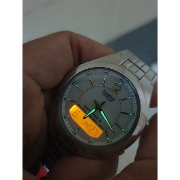 Đồng hồ nam Casio pin năng lượng, hàng si chính hãng