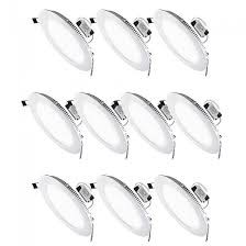 Bộ 10 đèn Led downlight âm trần siêu mỏng 18W