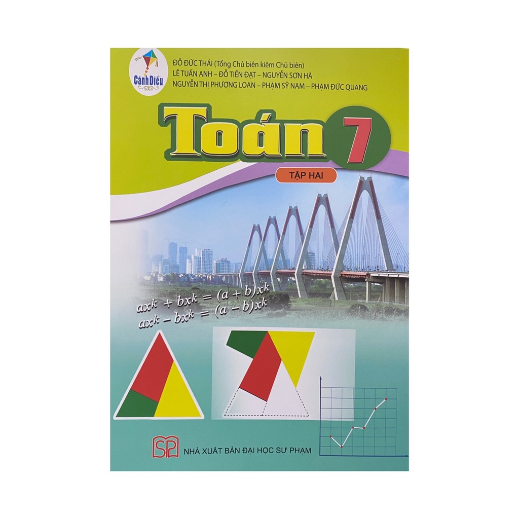 Sách - Toán 7 tập 2 + 1 quyển bé tập tô màu