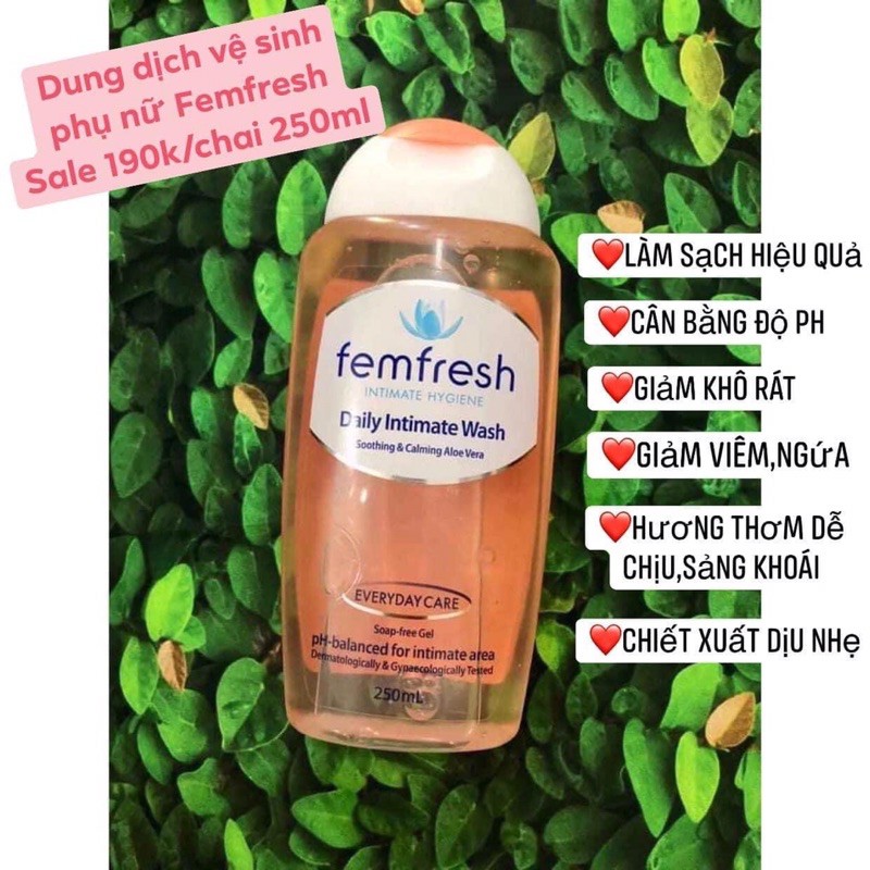Dung Dịch Vệ sinh Femfresh 250ml Úc