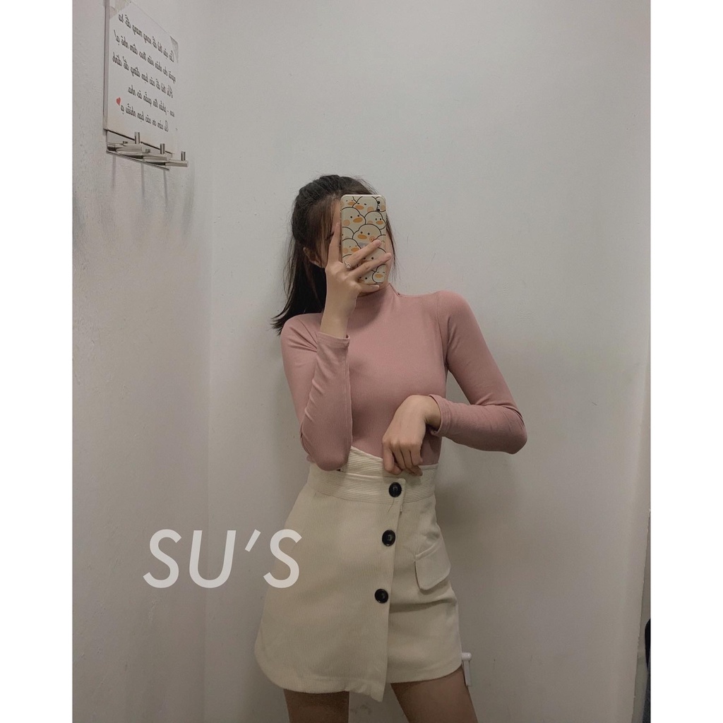 Áo giữ nhiệt cổ leo (có loại lót bông) A1106 và A2074 SUSTORE