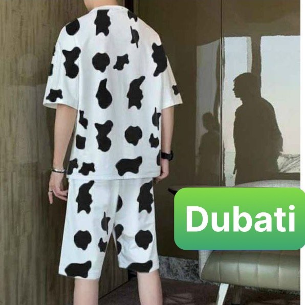 ĐỒ BỘ BÒ SỮA HOT TREND, SET ĐỒ BỘ NAM NỮ MÙA HÈ SIÊU SANG- DUBATI FASHION