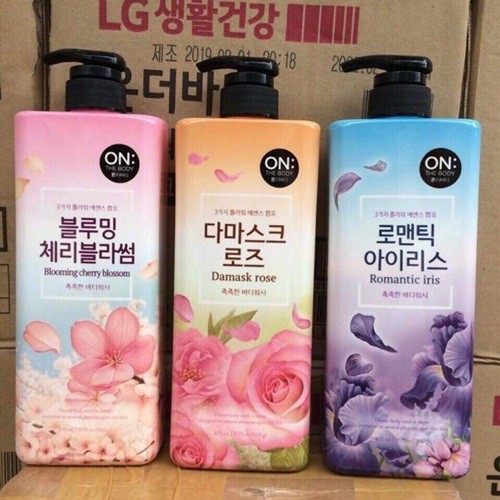 SỮA TẮM DƯỠNG TRẮNG DA/ THE ON /Sữa Tắm On The Body Perfume Sweet Love Body Wash 900ml [HOT]