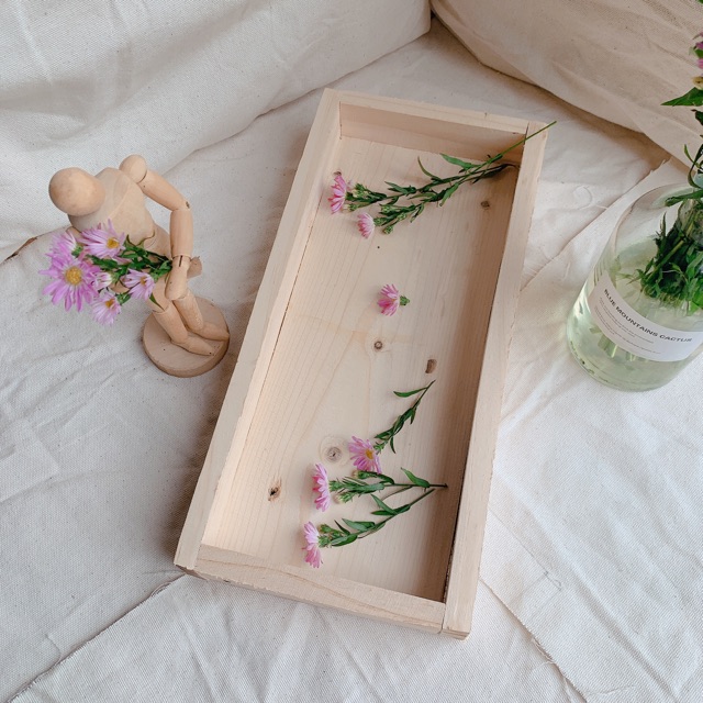 Khay gỗ thông - Quán cà phê - Trang trí