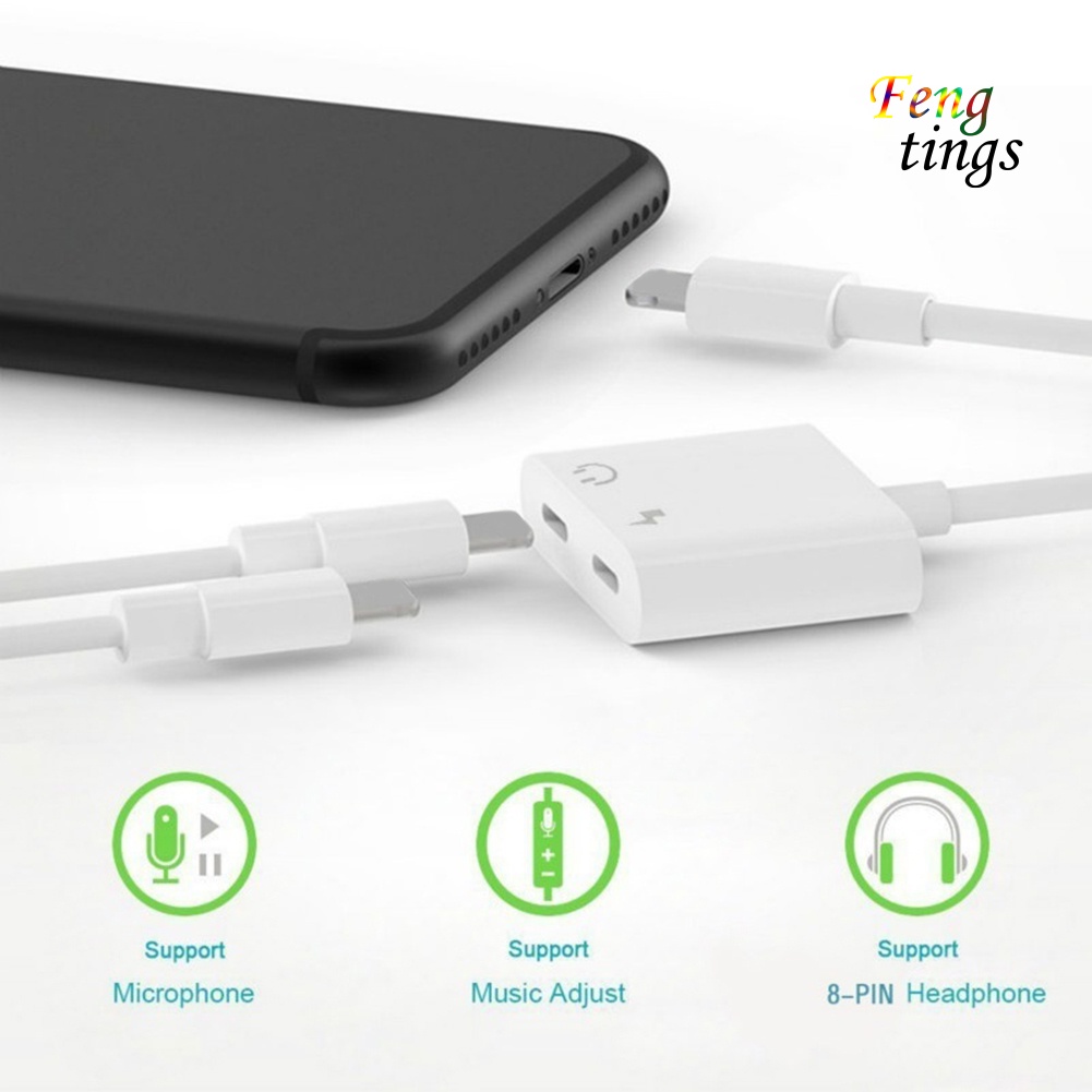 Dây Cáp Chuyển Đổi Tai Nghe 2 Trong 1 Cho IPX/7/8/Xs
