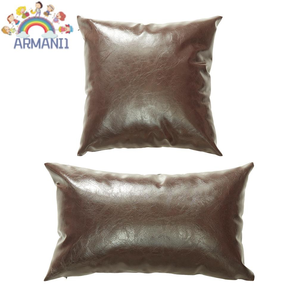 ARMANI Vỏ Gối Giả Da Họa Tiết Sang Trọng