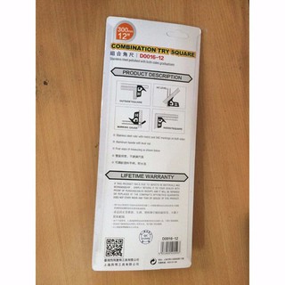 Thước eke thuỷ C-Mart CD0016-12 Đài loan