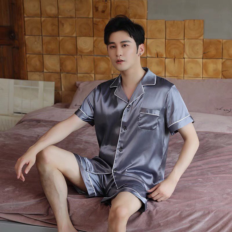 Đồ bộ mặc nhà pyjamas trơn dành cho nam