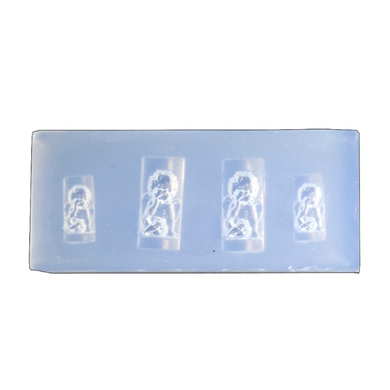 [Hàng mới về] Khuôn silicone tạo hình dòng thiên thân làm nhãn dán móng tay và trang sức DIY 10MK