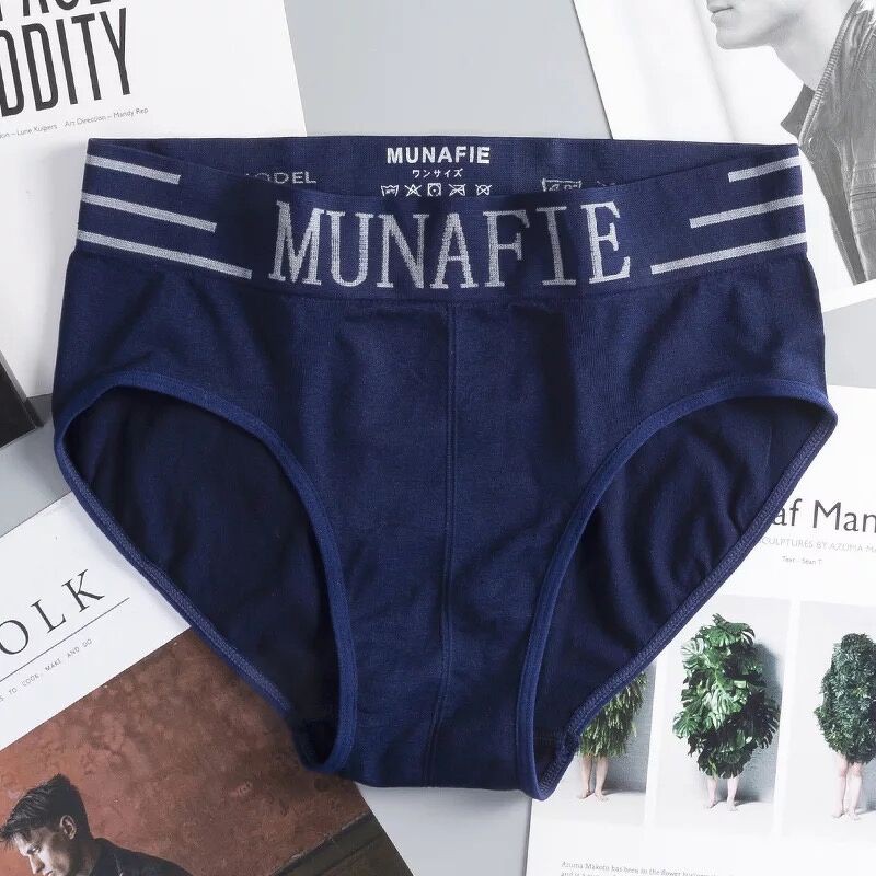 Quần Lót Dệt Kim Munafie 4529 Sịp Nam Tam Giác Chất Lượng Chuẩn Đẹp Siêu Co Giản Nam Tính