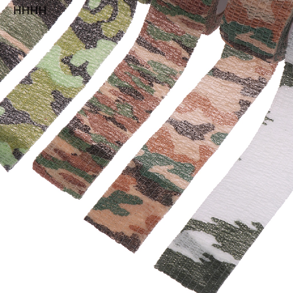 [Hàng mới về] Cuộn băng quấn vải không dệt họa tiết camo độc đáo sử dụng che khuyết điểm/ngoài trời